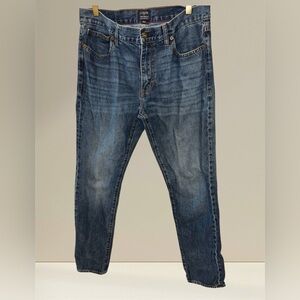 J. Crew The Driggs Men's Washed Blue Jeans Size 32 x 32